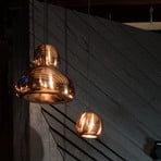 Tom Dixon LED hanging light Void mini, copper-coloured, copper