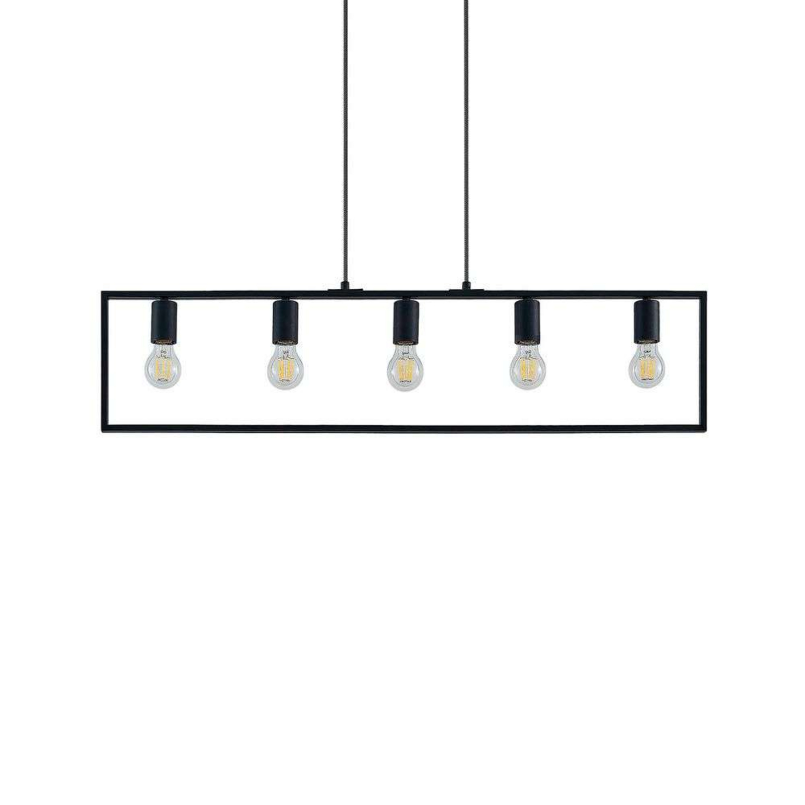 Sherwin 5 Lustră Pendul Black - Lindby