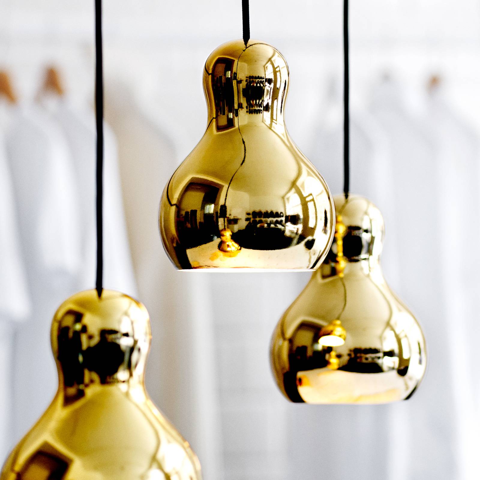 FRITZ HANSEN Calabash P1 Hängeleuchte, gold günstig online kaufen