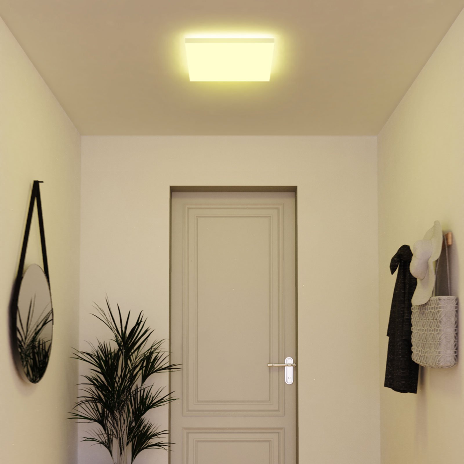 Müller Licht tint LED-panel Aris 30 x 30 cm, hvit