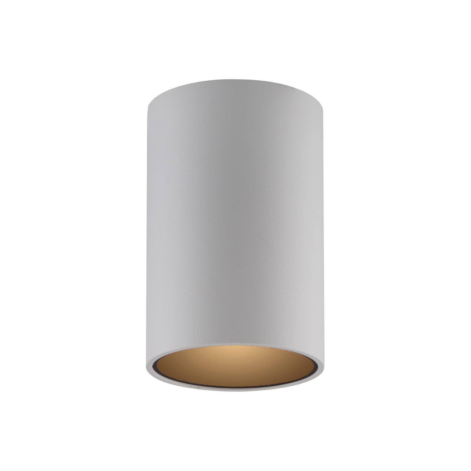 LED-Bad-Deckenlampe PURE Point, weiß, Ø 6 cm, Metall, IP44