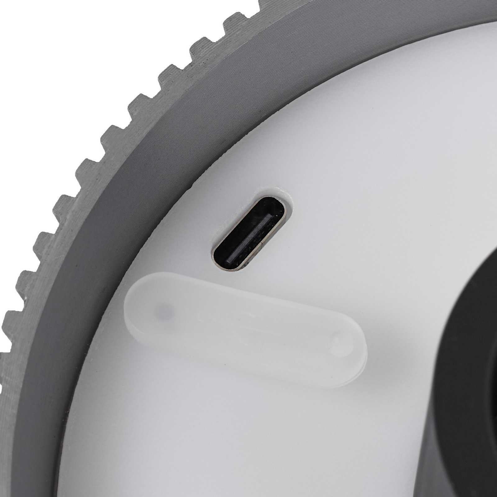 Lindby LED-Akkutischleuchte Linor, rauchgrau, USB, dimmbar