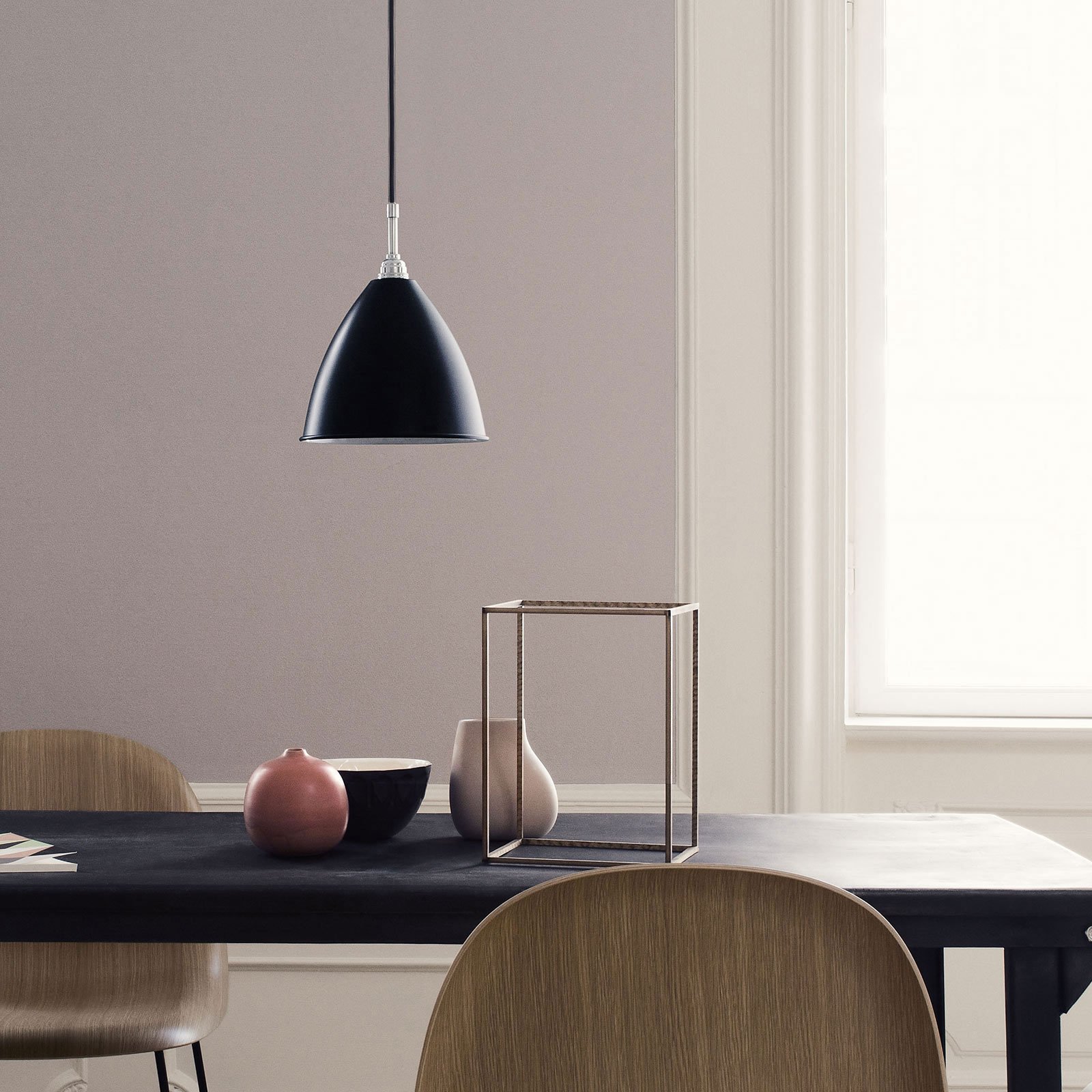 Bestlite BL9 Pendant ø16 Chrome/Black - GUBI