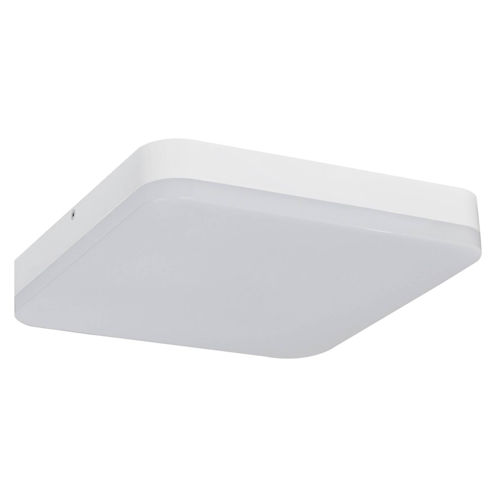 Müller-Licht Milex LED ceiling light, 3,000K, IP20, for Hallway, plastic, aluminium, 24 W, L: 28 cm, W: 28 cm, H: 5.9 cm
