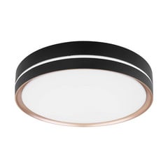 Manni LED-kattovalaisin, Ø 39 cm, musta/bronssinvärinen, CCT