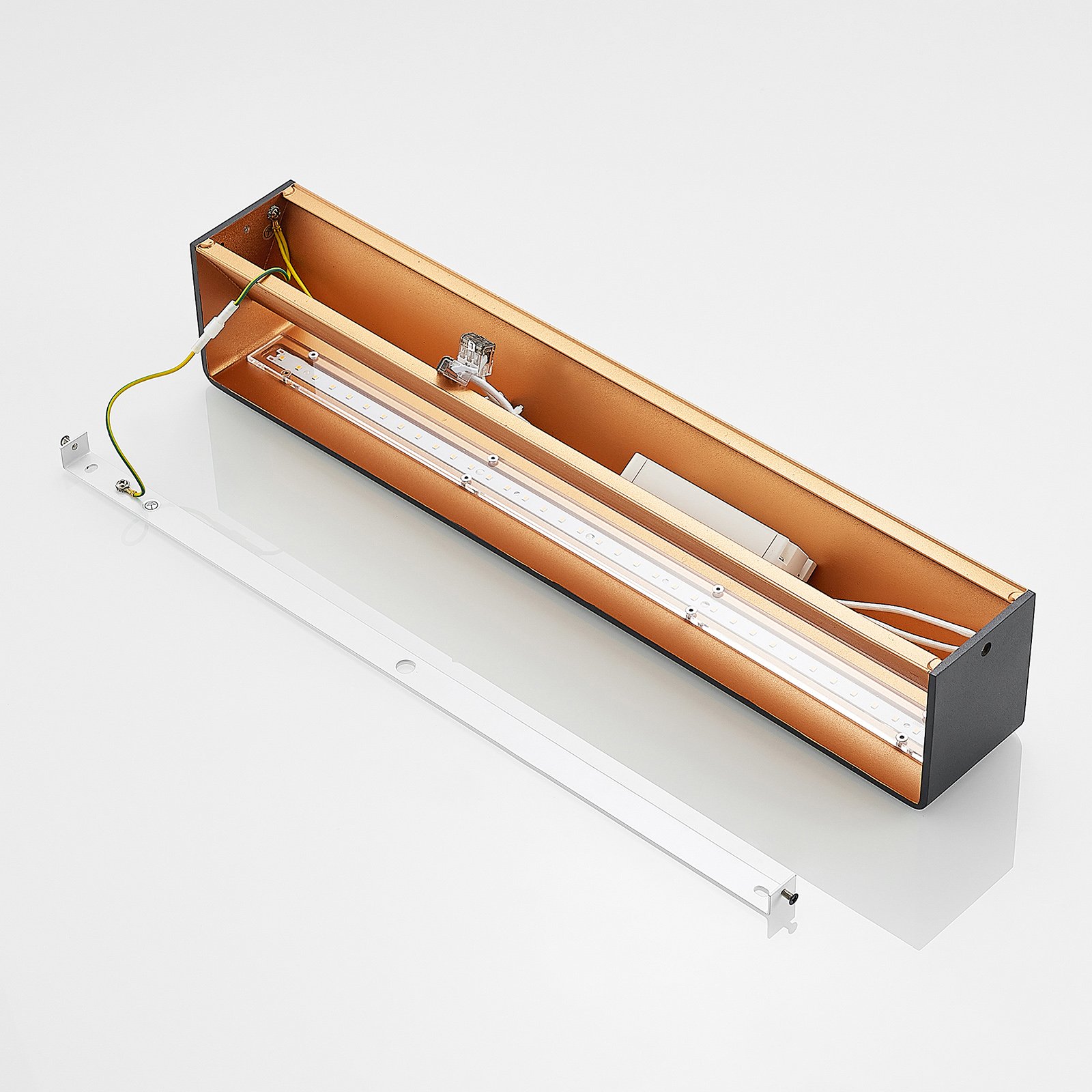 Karam LED væglampe W53 Sort/Guld - Arcchio