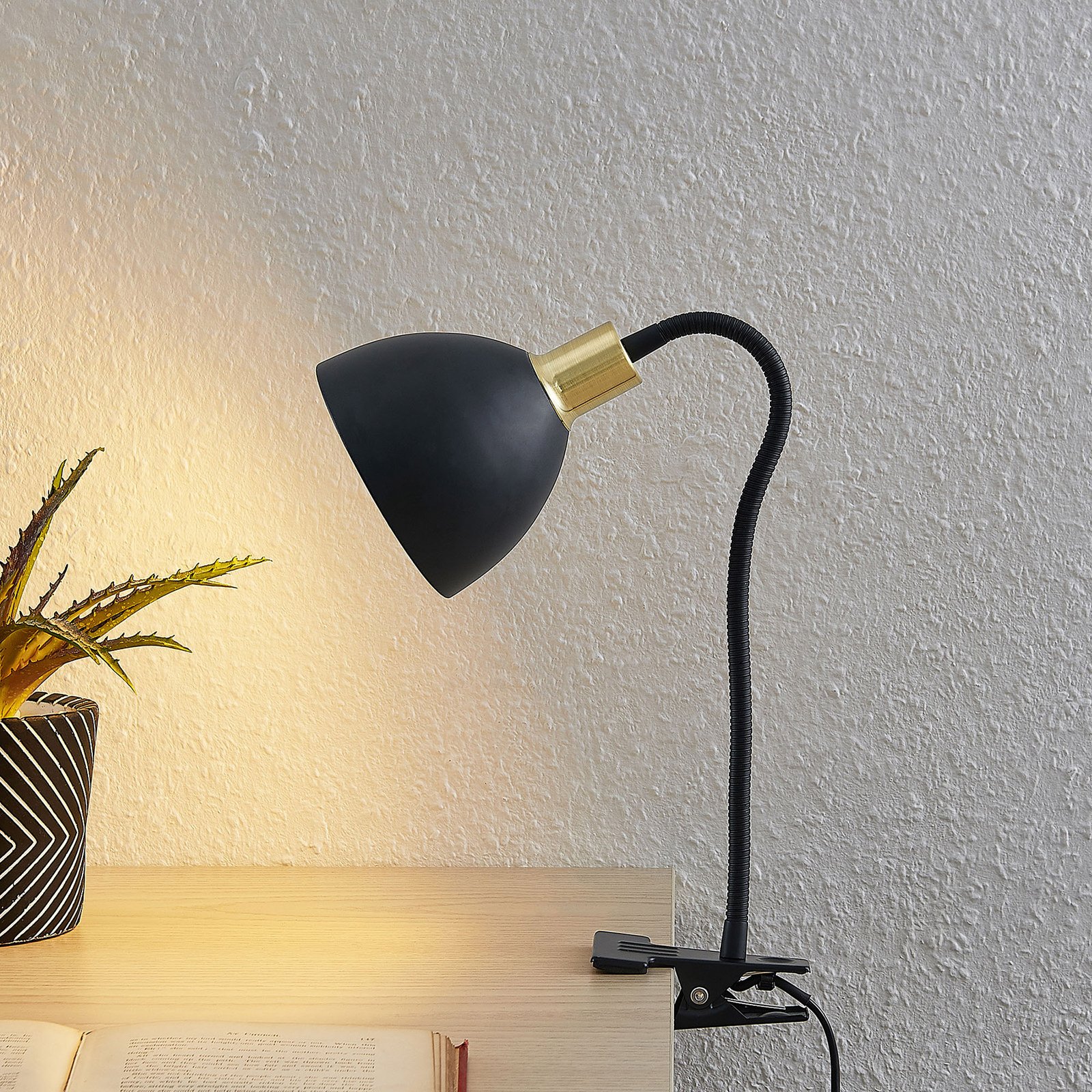 Genora Klemmelampe Black - Lindby