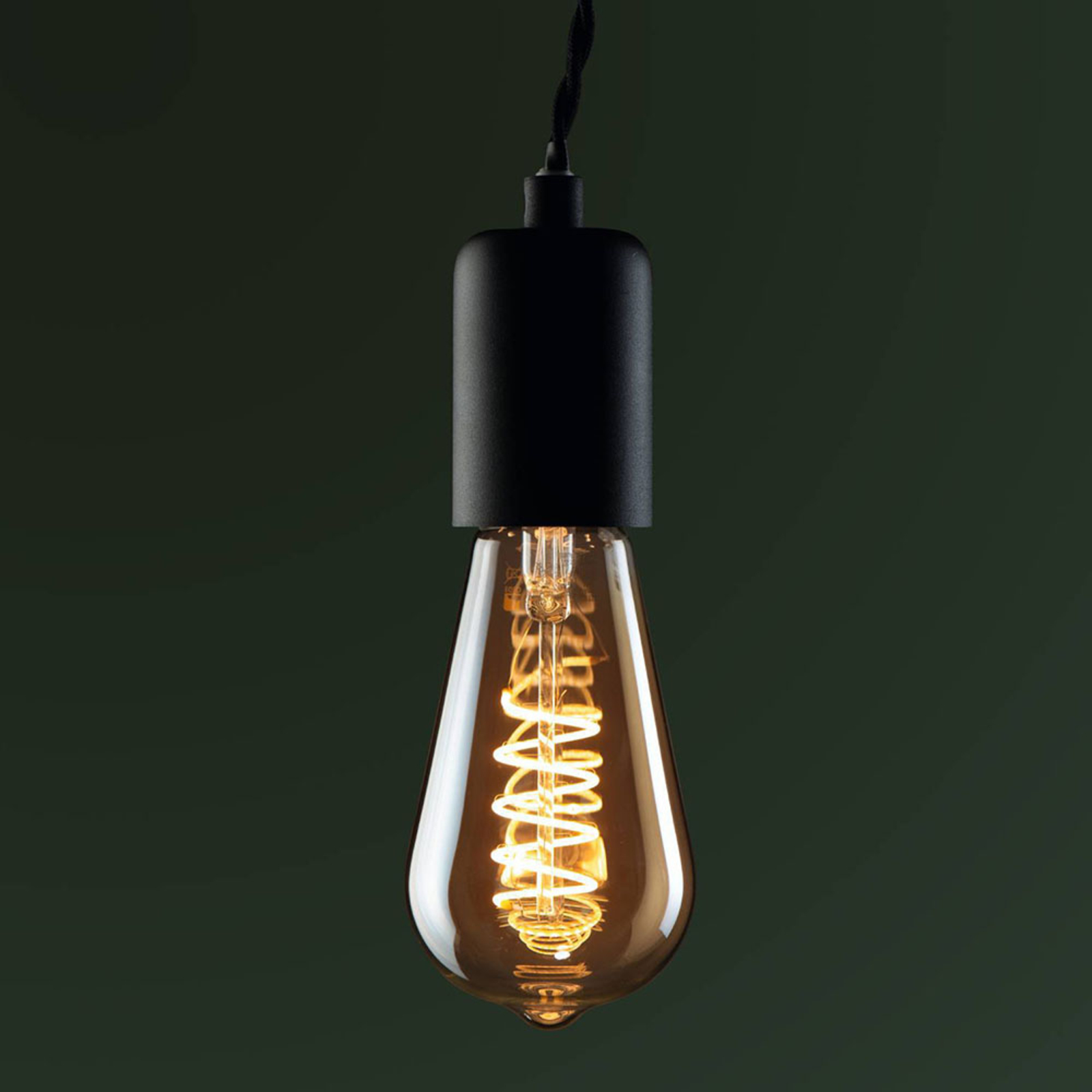 EGLO CONNECT connect E27 5.5 W rustic gold tunable white, E27, 5.5 W, energy efficiency: A+, L: 14.2 cm