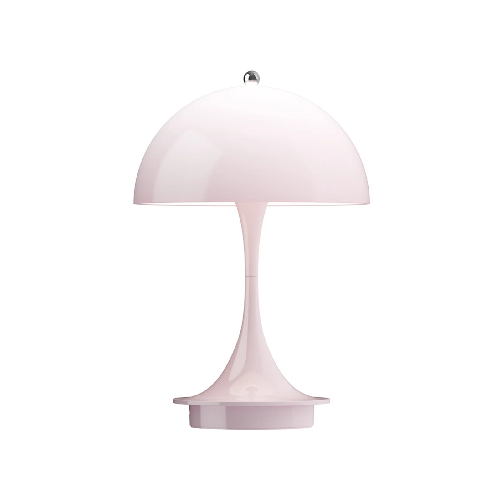 Lampe De Table Design Poulsen Elegantia – Abat-jour En Verre Blanc, Style Nordique