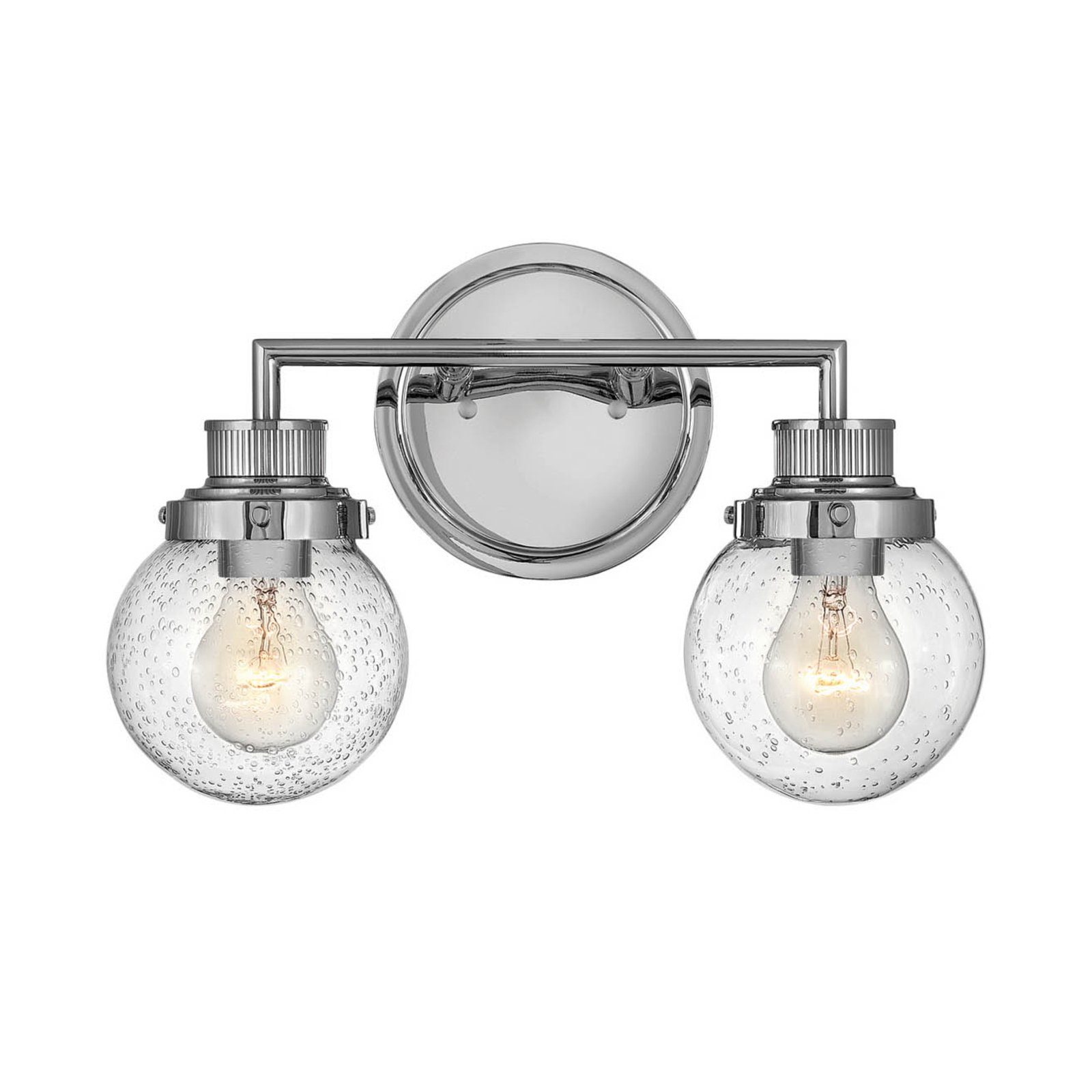 Poppy bathroom wall light, 2-bulb