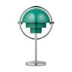 Multi-Lite Portable Tafellamp Chroom/Teal Green - GUBI