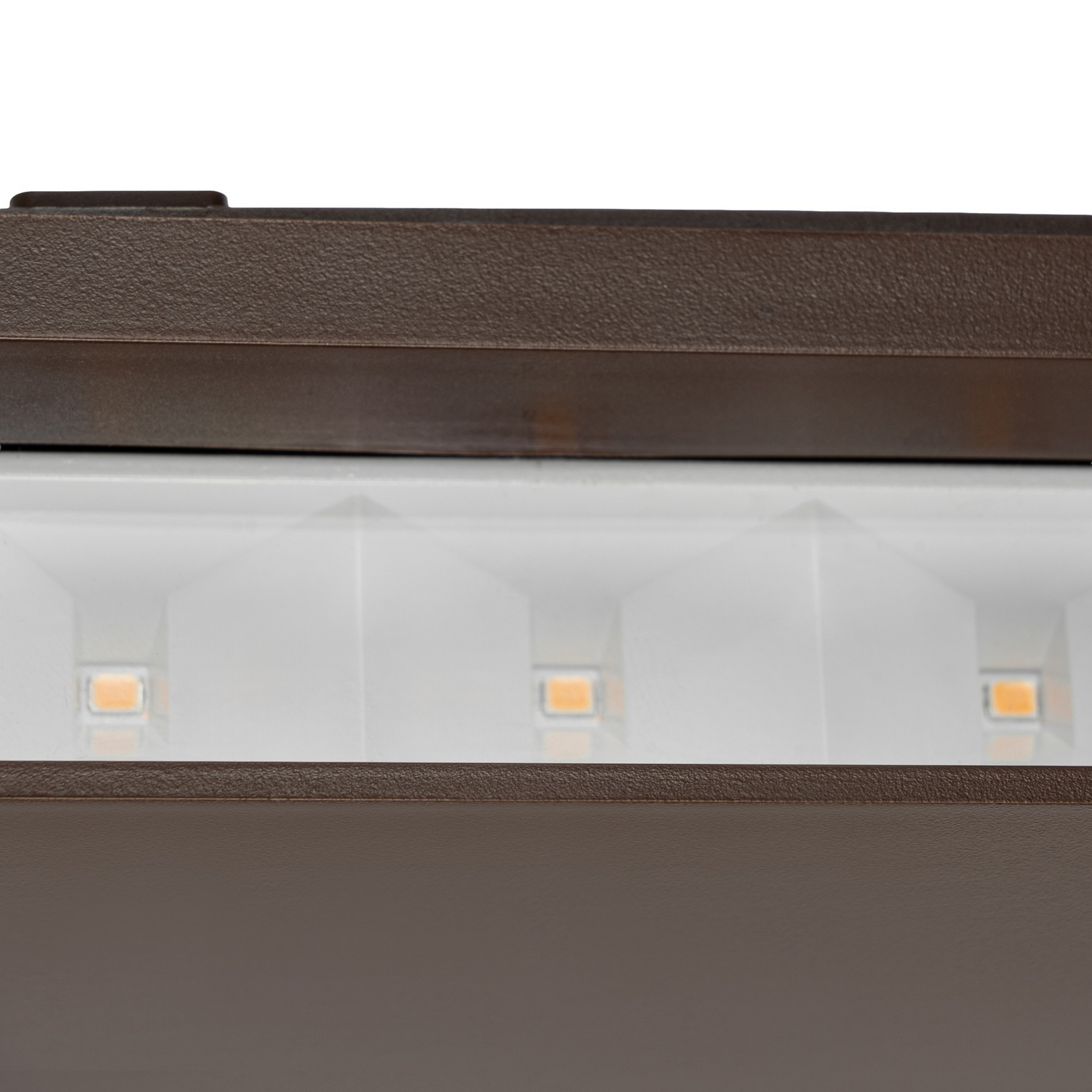 Candeeiro de parede exterior LED Jarte, 20 cm, castanho, IP65 - Lucande