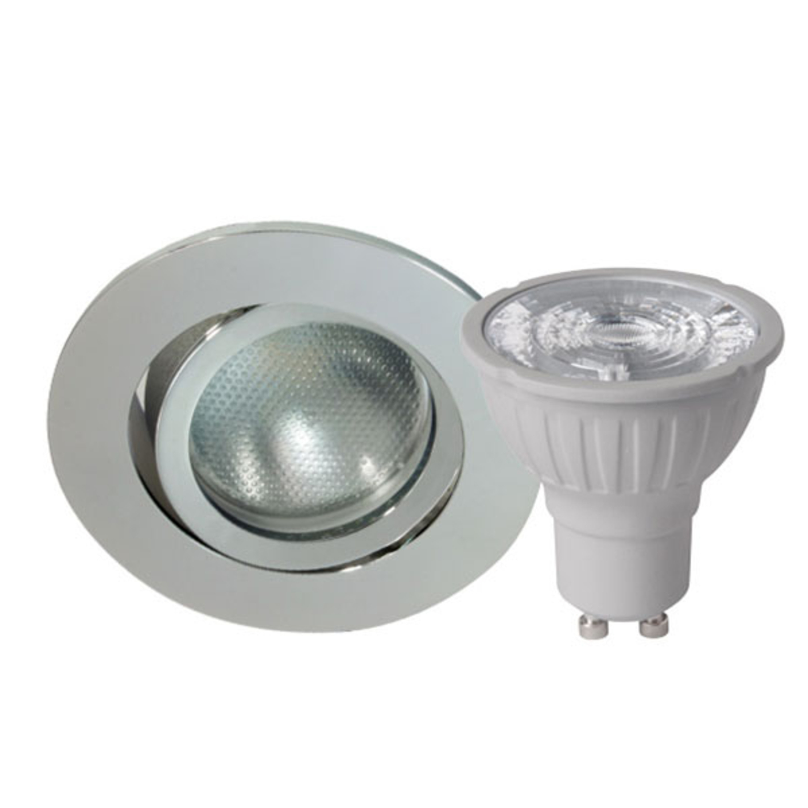 Megatron DecoclicSet Einbauspot GU10 5,2W silber