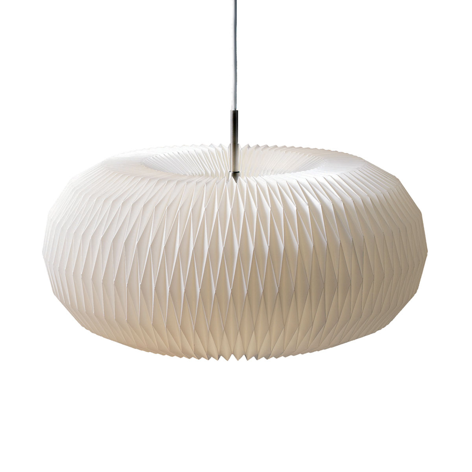 LE KLINT Donut pendant light, steel, 53 cm