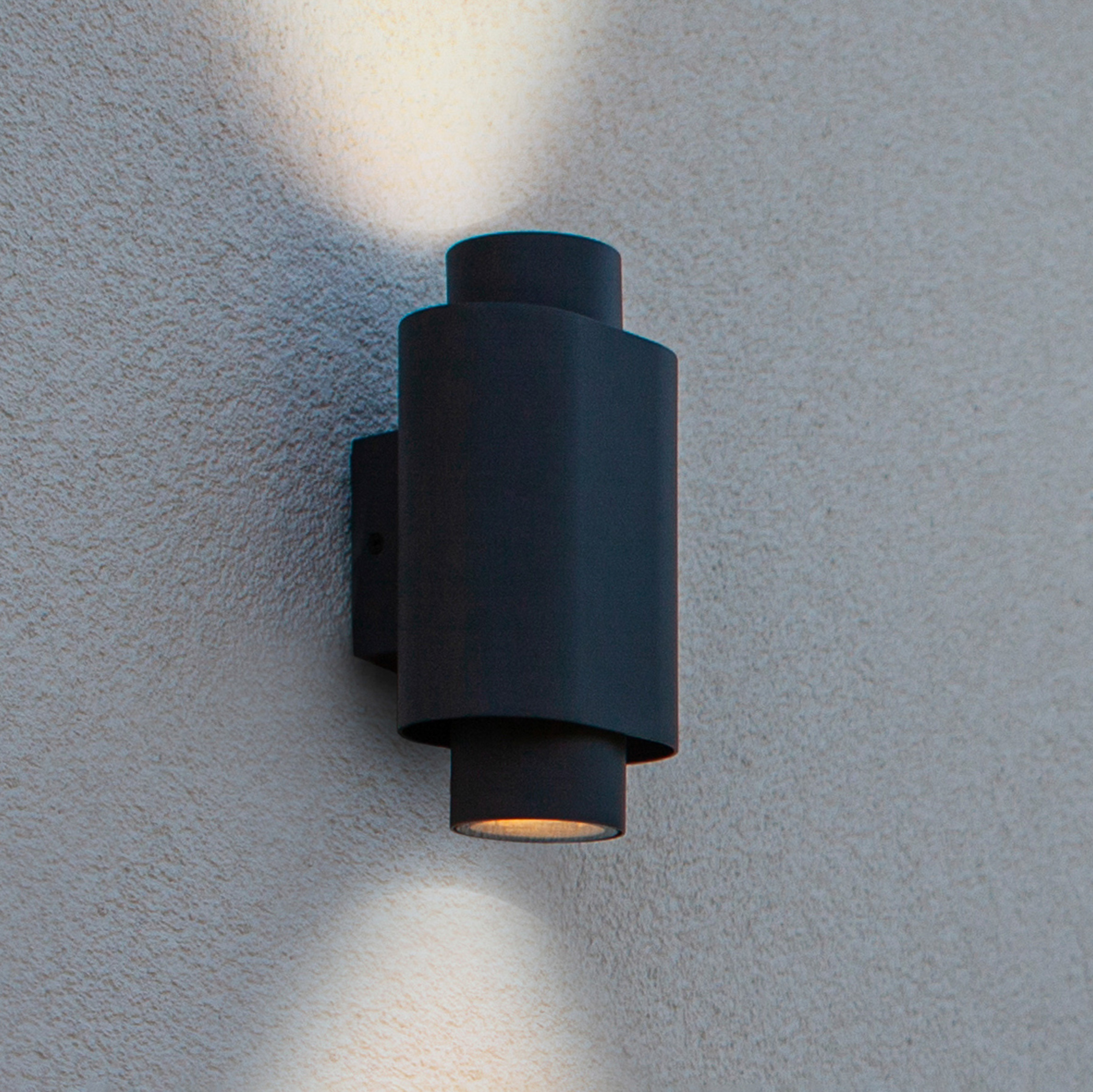 Applique da esterni Cypres, IP44, up-/downlight