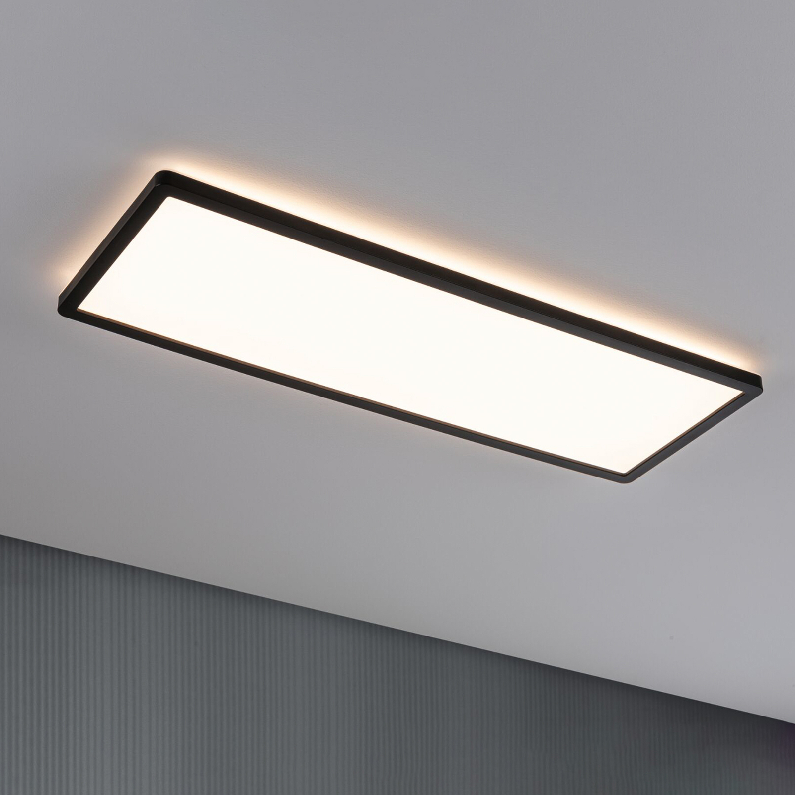 Paulmann Atria Shine LED-Panel 58x20cm schwarz