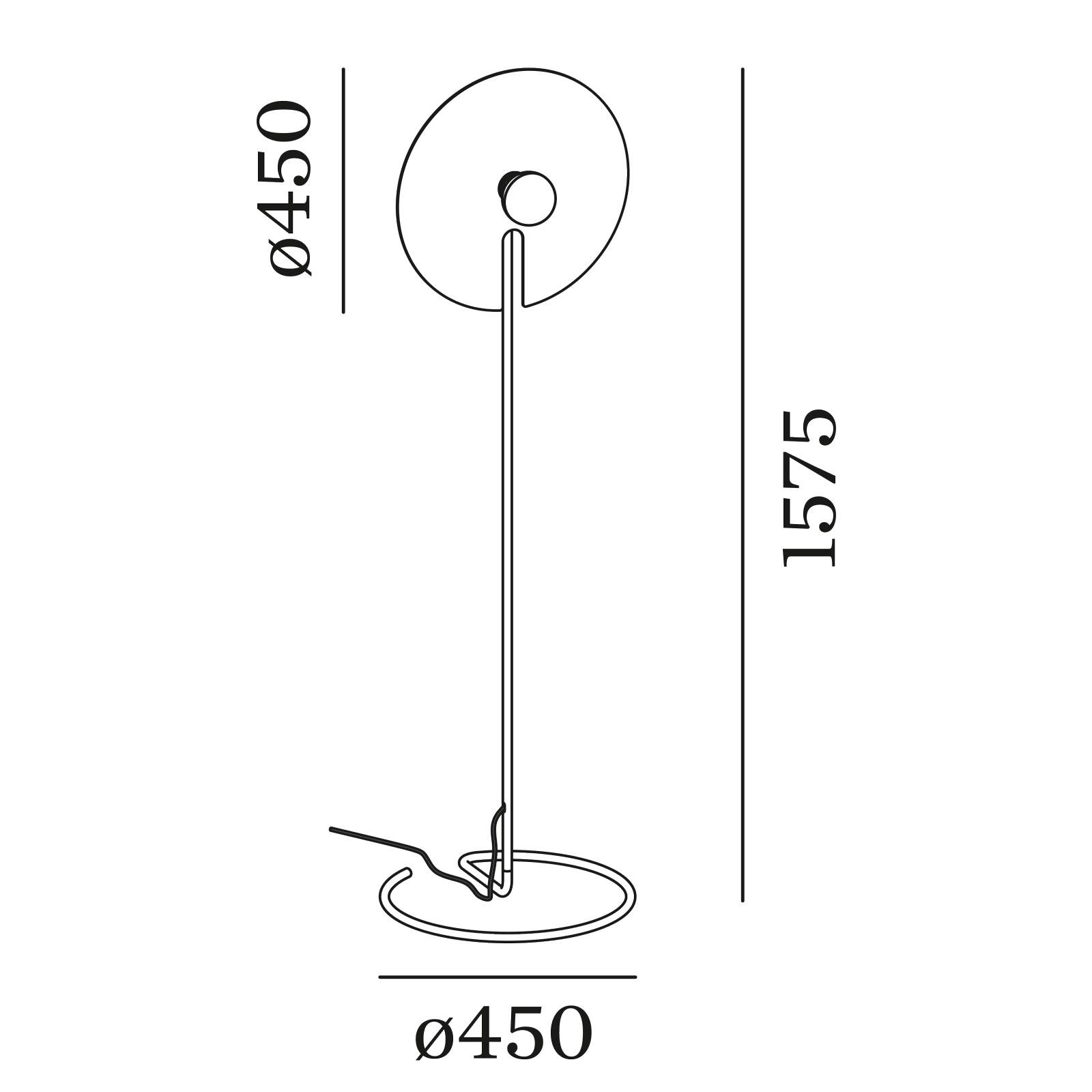 Wever & Ducré Lighting WEVER & DUCRÉ Mirro lampadaire 2.0 noir/chromé