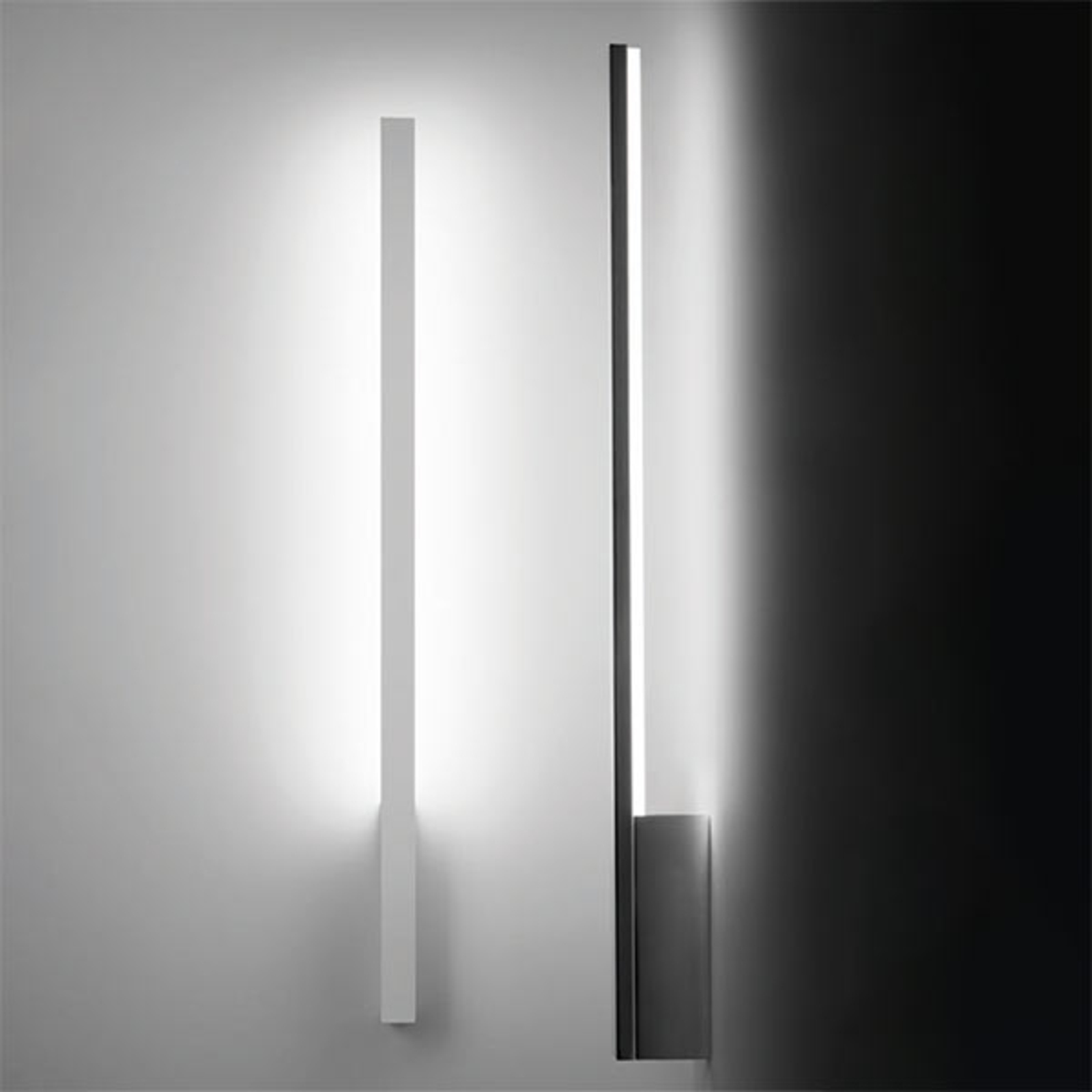 Xilema W1 - minimalistisk LED-vägglampa, vit