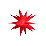 Sterntaler étoile LED IP44 18 branches rouge Ø 55 cm