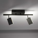 PURE Mira ceiling lamp 2-bulb remote control CCT