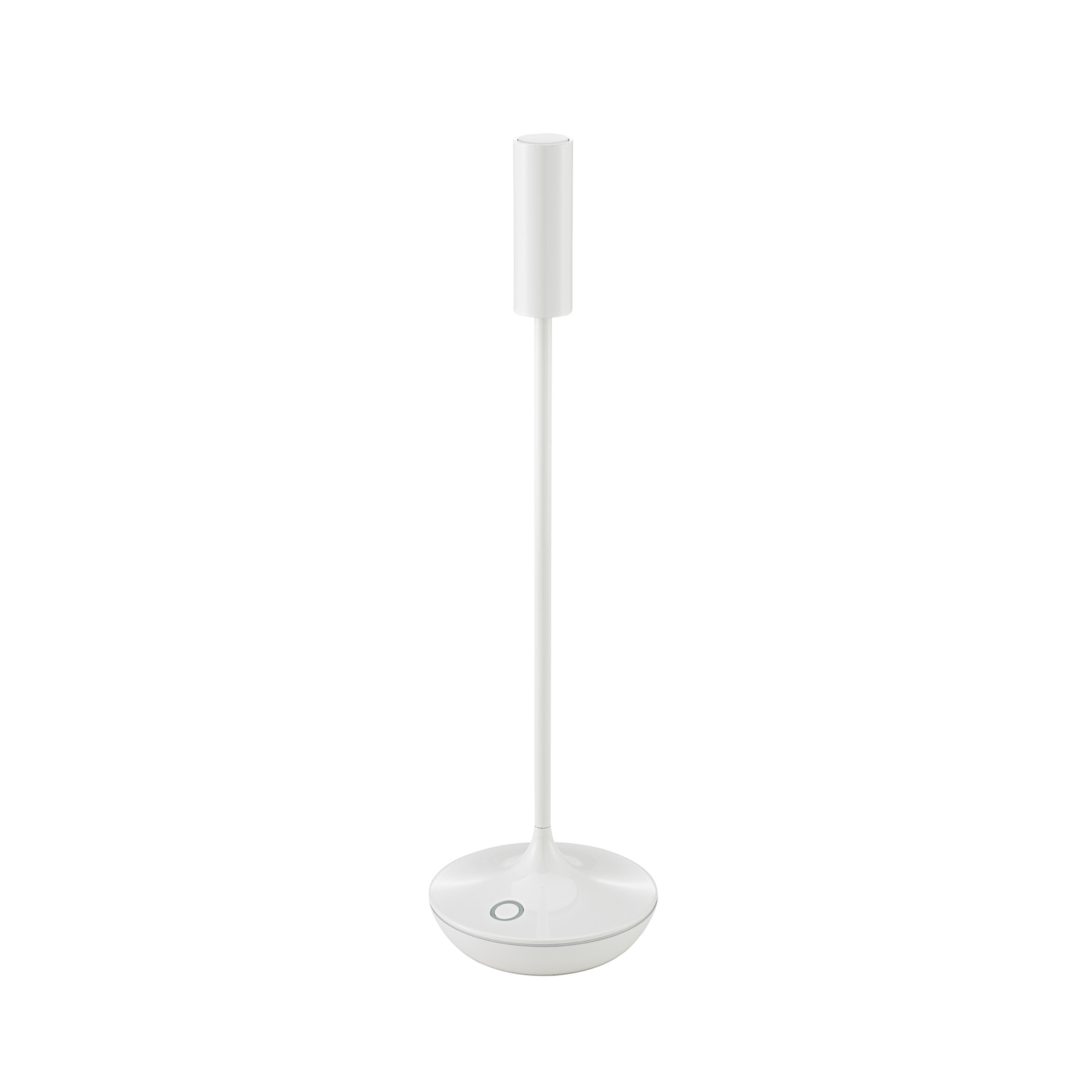 Nucandle Lampada da tavolo ricaricabile a LED, bianca, IP54, dimmerabile