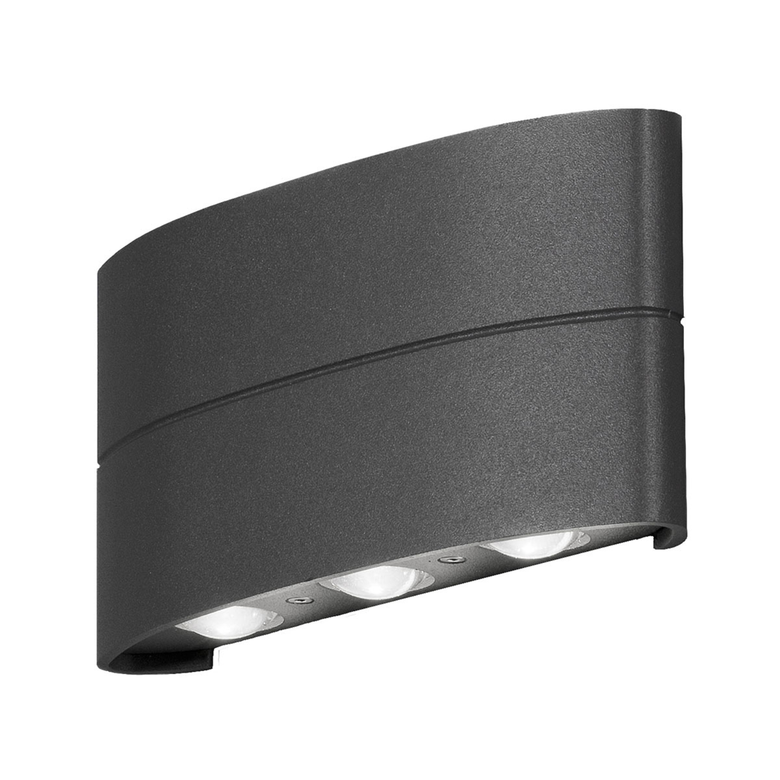 Applique d'extérieur LED, anthracite, à 6 lampes