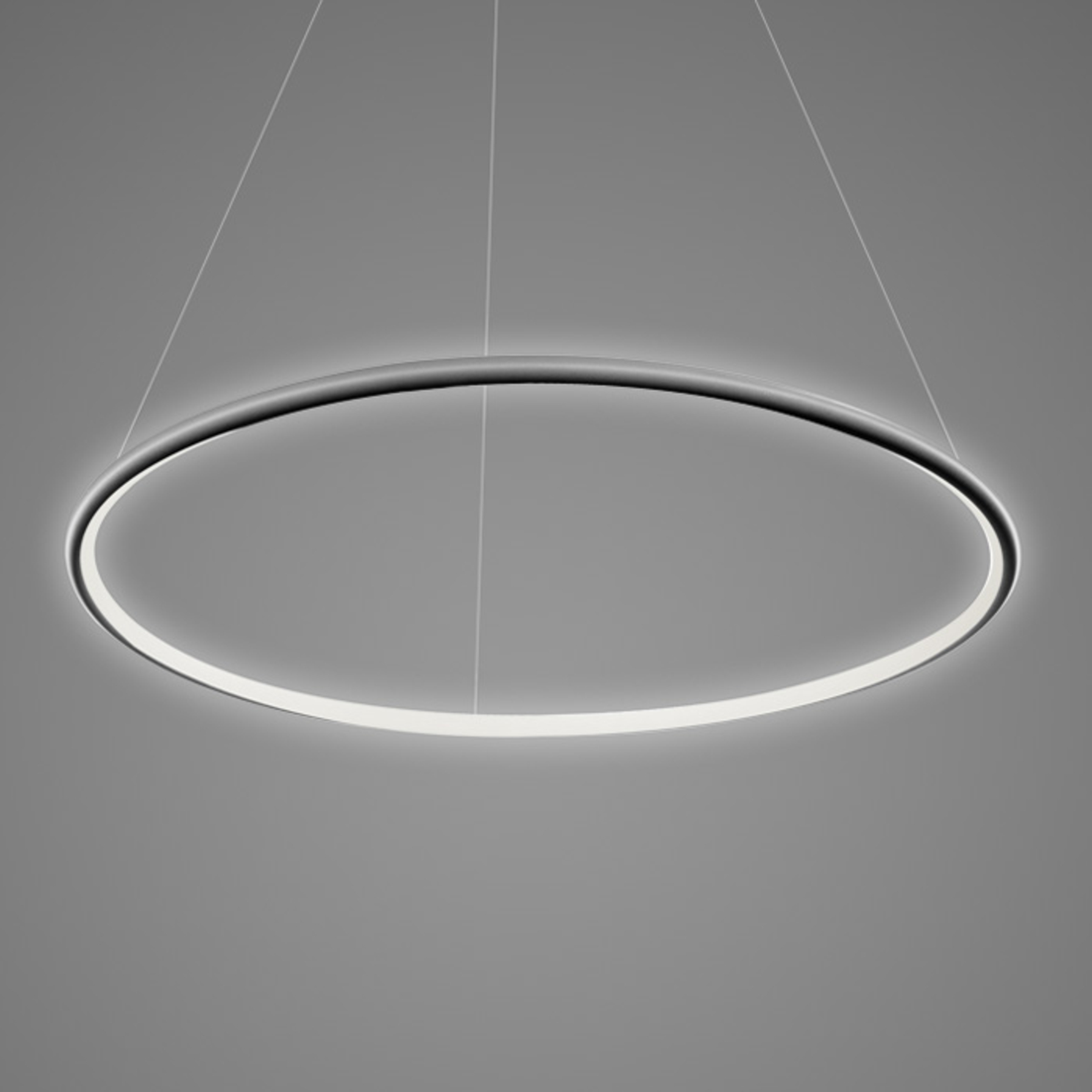 ALTAVOLA DESIGN LA073 hanging light 1-bulb Ø 80 cm black 4,000 K | Aluminium