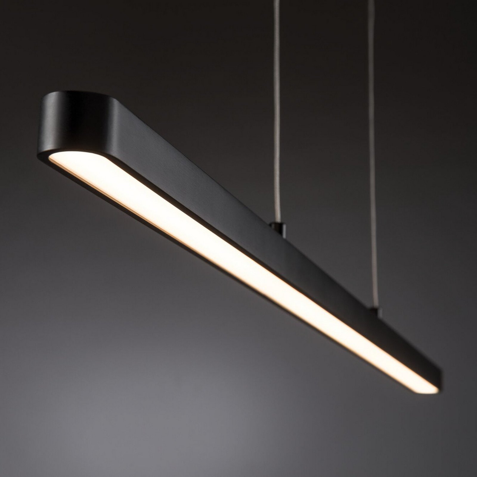 Paulmann URail Lento pendul LED ZigBee CCT negru - Camera de zi / sufragerie - modern - Metal