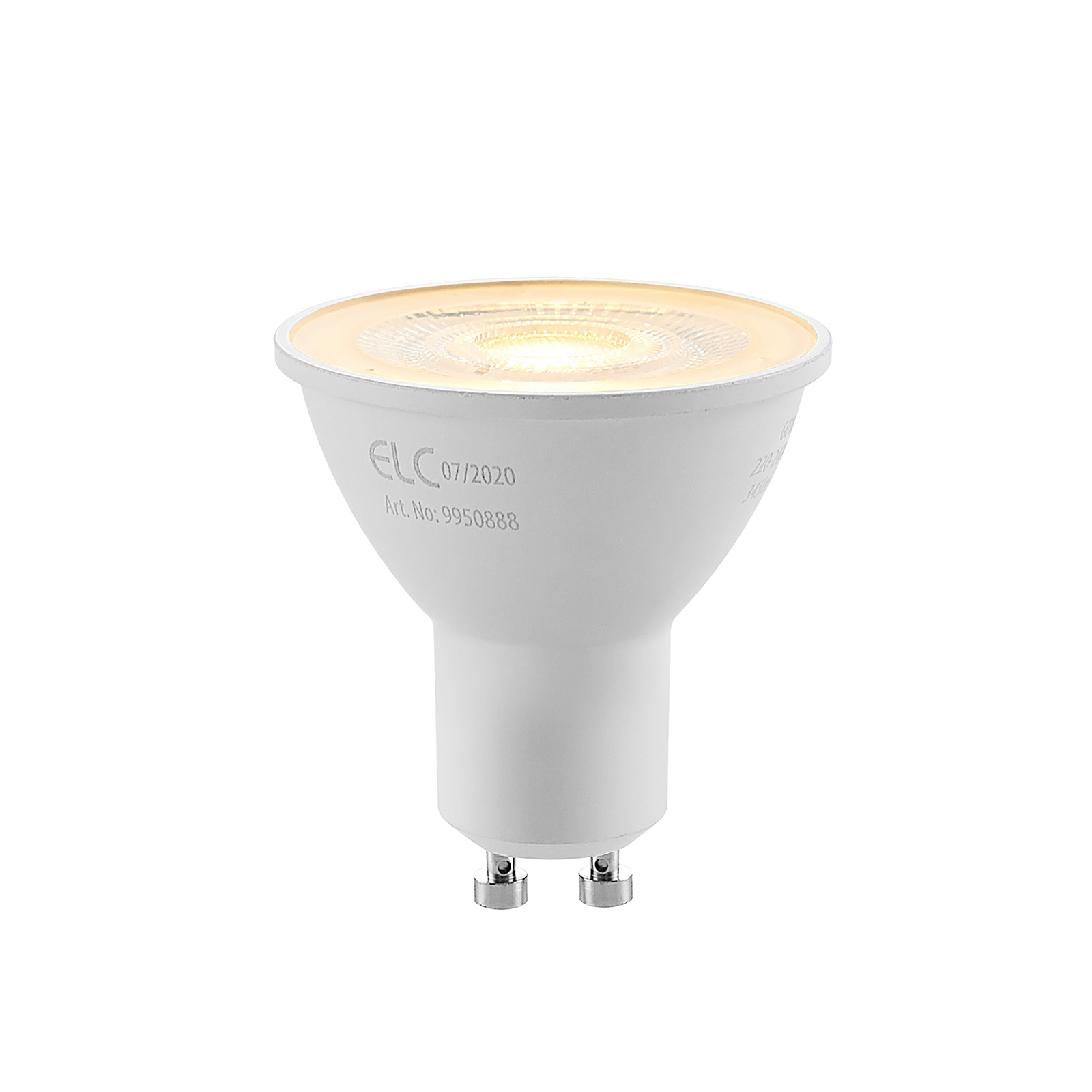 ELC-LED-heljastin GU10 5W 10 kpl 2 700 K 36°