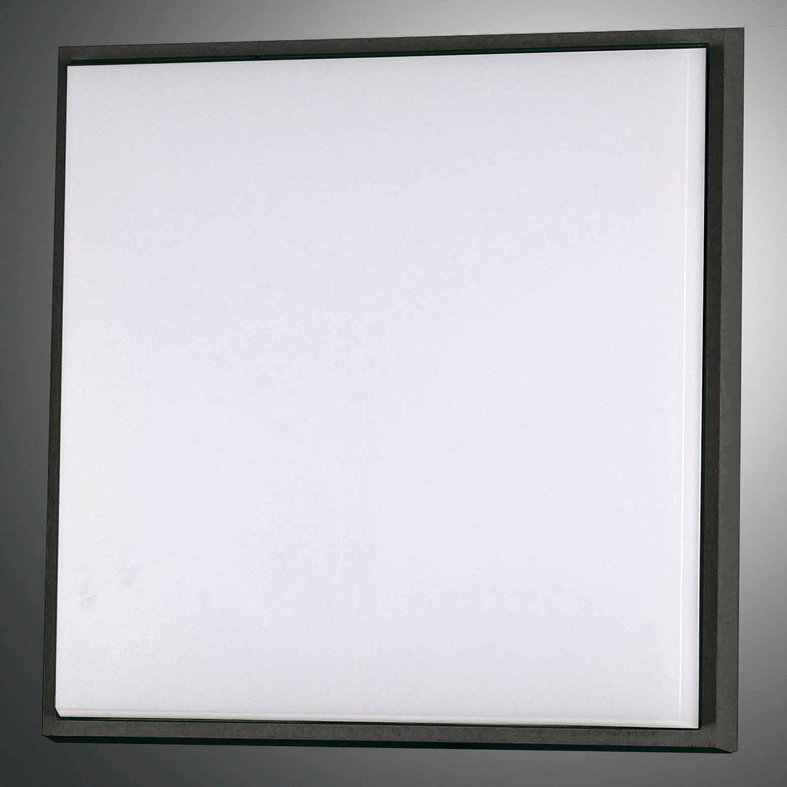Plafonieră LED Desdy 30x30 cm IP54 negru