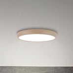 Lampa sufitowa LED Navaro, beżowo-biała, Ø 38 cm, 4 000 K