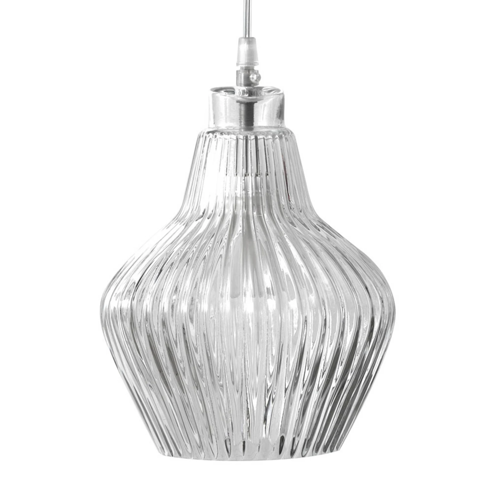 Karman Ceraunavolta Glas-Pendellampe bauchig