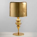 Lampa stołowa Eva TL3+1G 75 cm, złota