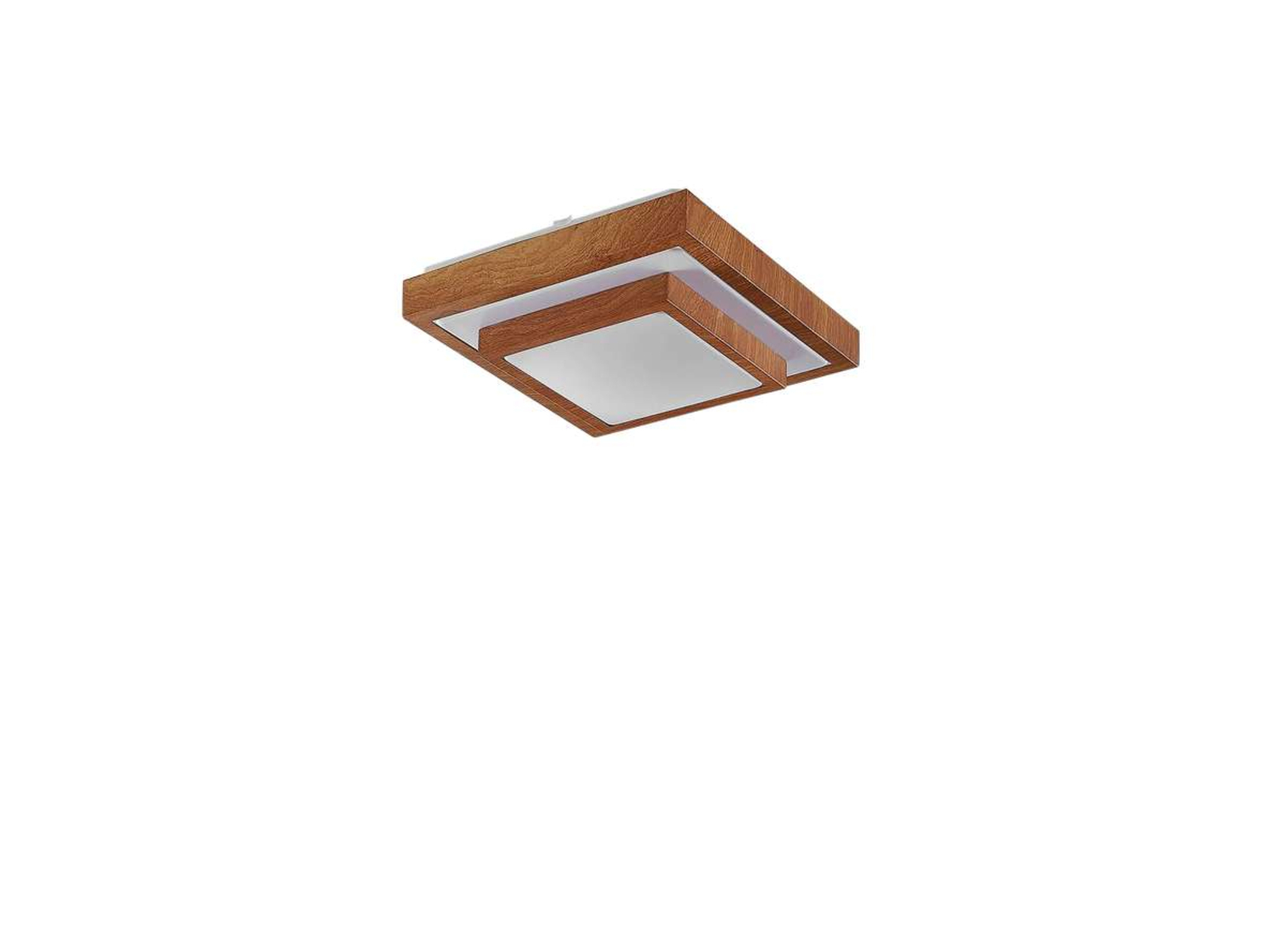 Mendosa Square LED PlafondWood - Lindby