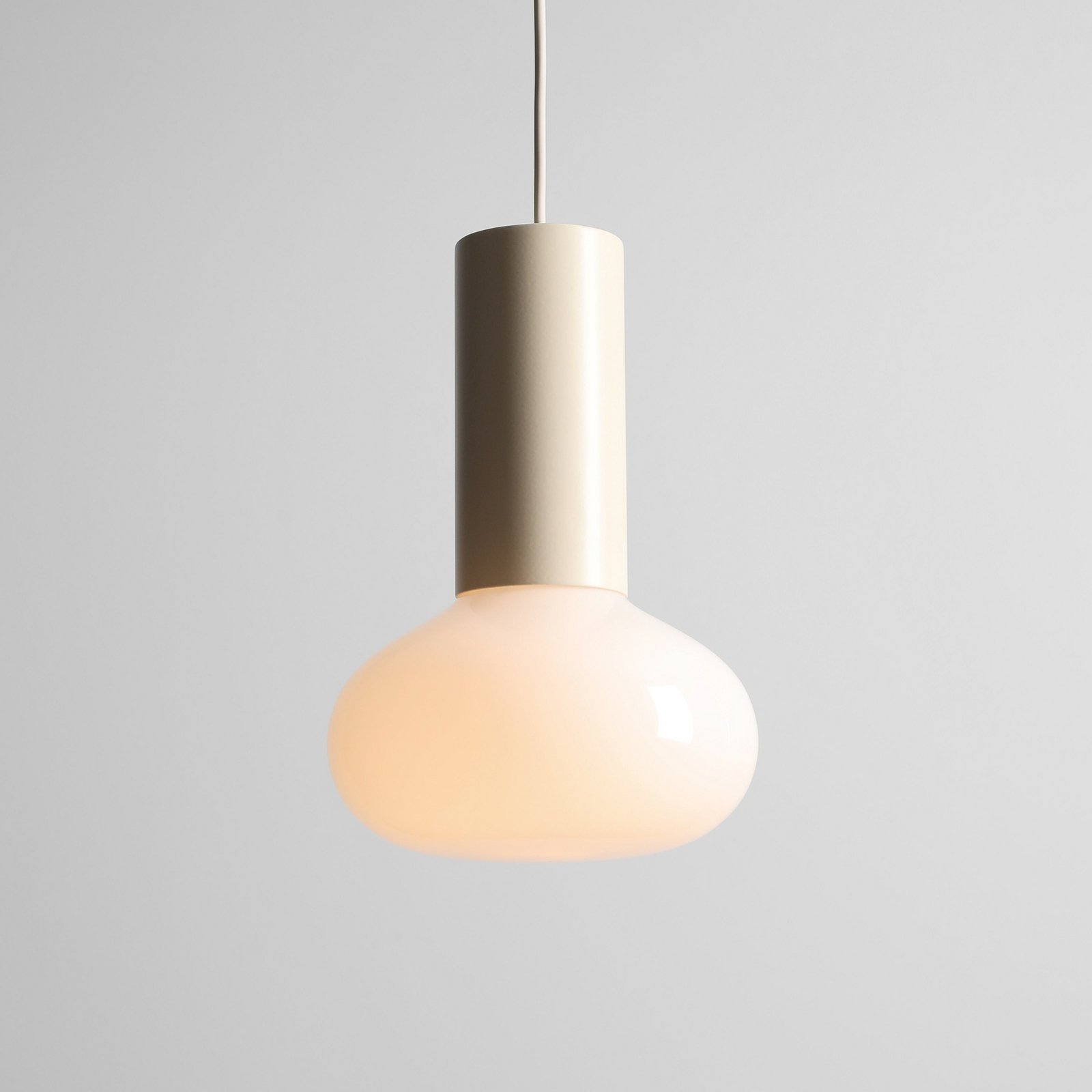 Hängeleuchte Flo, beige, 1-flammig, Glas Hängeleuchte Flo, beige, 1-flammig, Glas