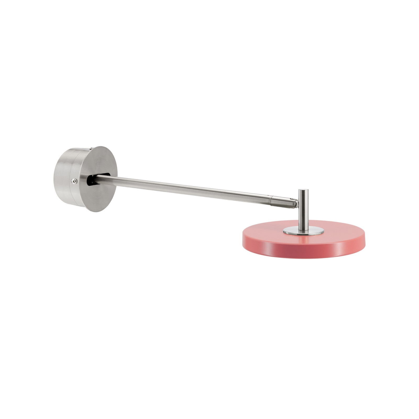 Aplică de perete cu LED UMAGE Asteria Long roz oțel cu racord direct la rețea - dormitor - Design - Metal