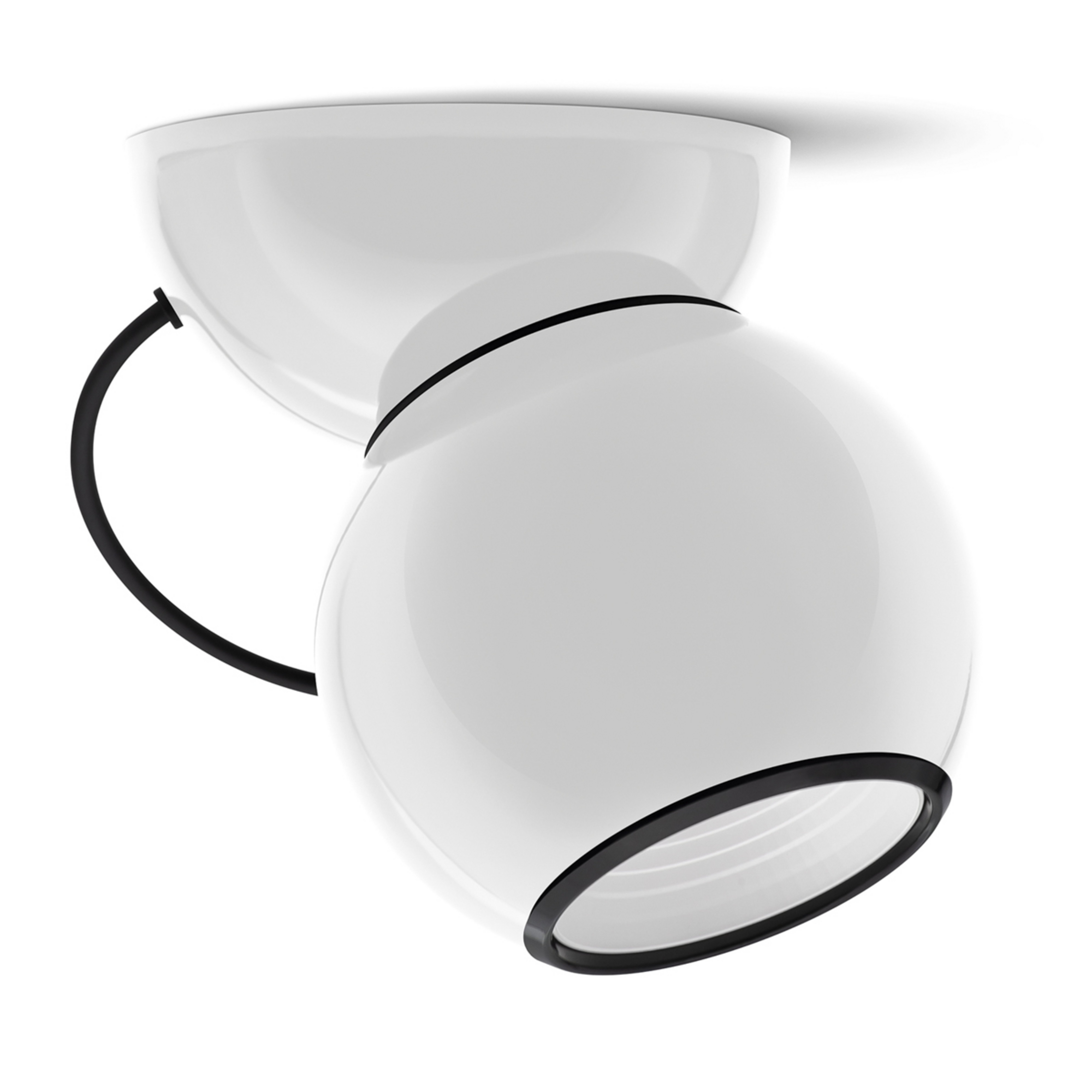 Stilnovo Gravitino plafonnier LED, pivotant blanc