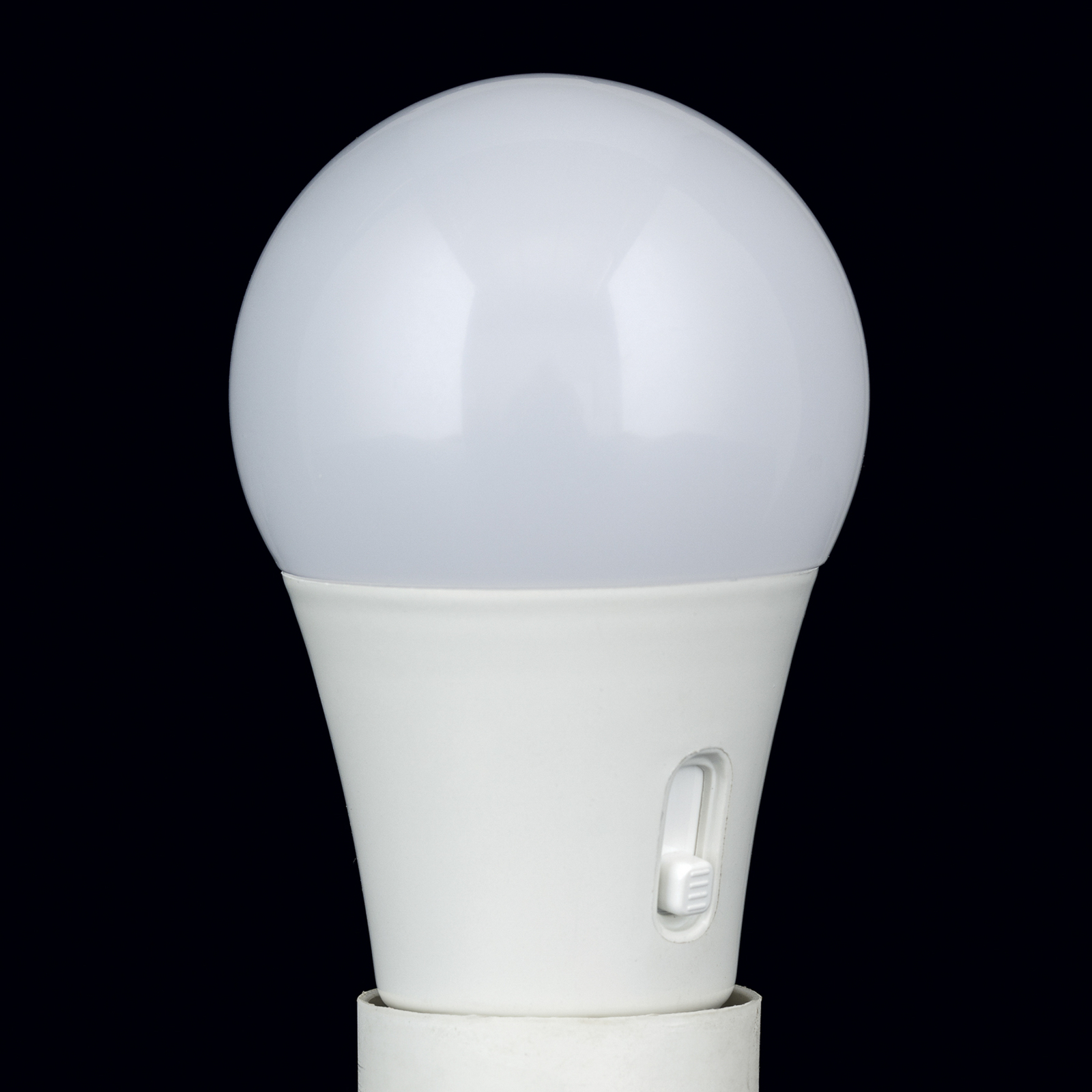 LED lamp E27, 7,3 W, CCT, opaal, 806 lm, dimbaar