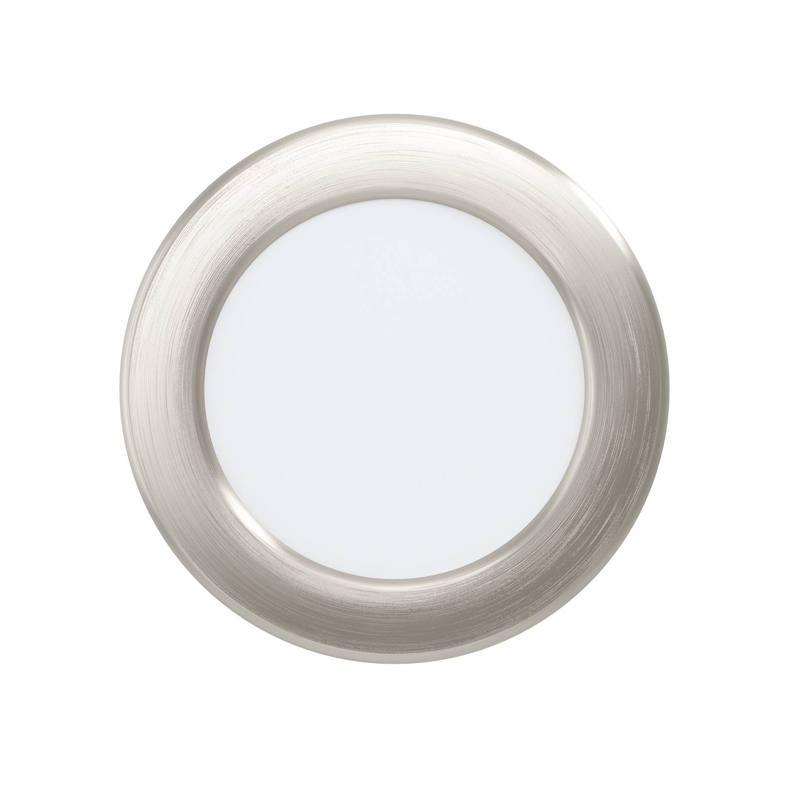 EGLO connect Oprawa wpuszczana LED Fueva 6-Z, szara, Ø 12 cm