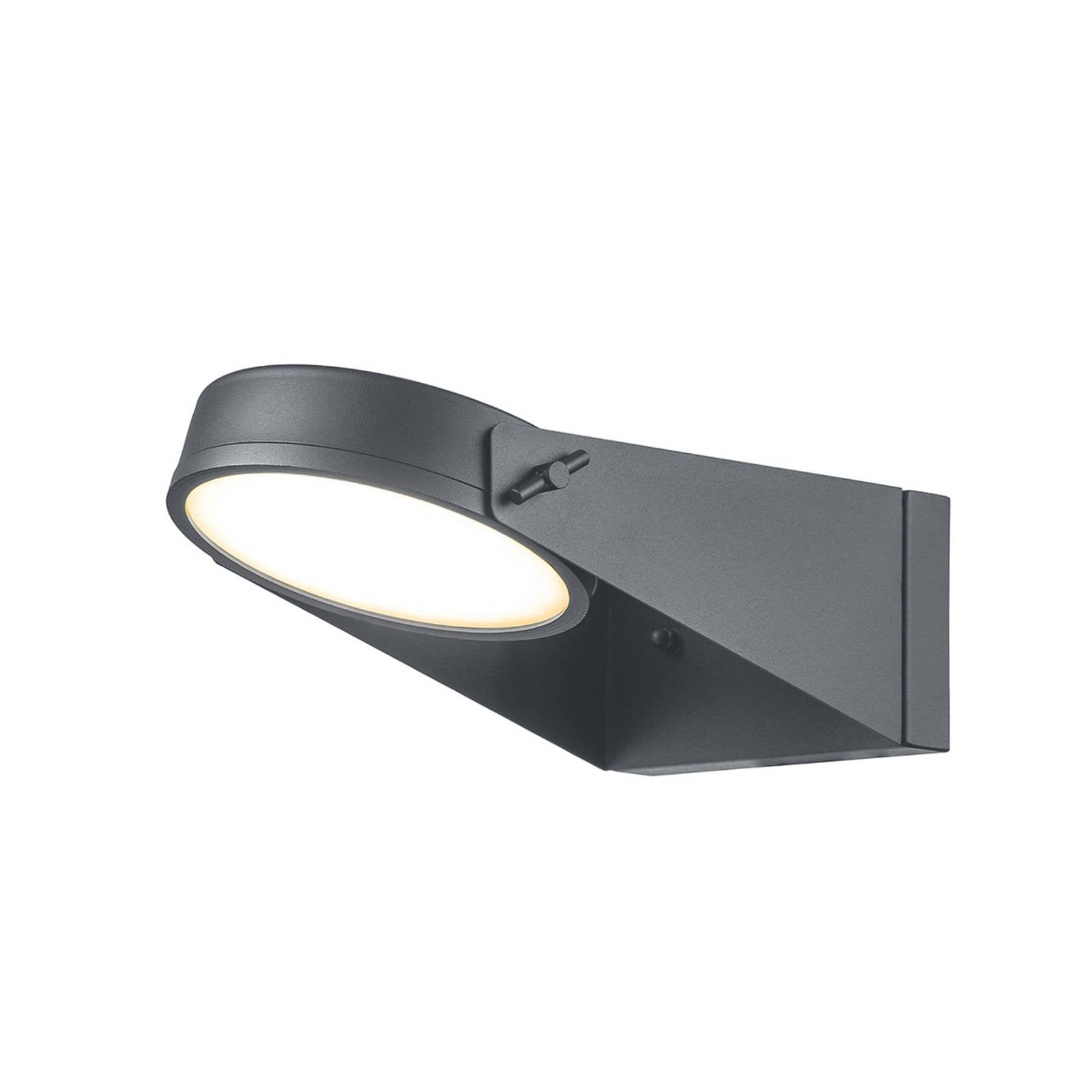 Elstead - Lighting zola Wandleuchte zola led 1x165W IP44 3000K Edelstahl grau Glas H81cm B151cm