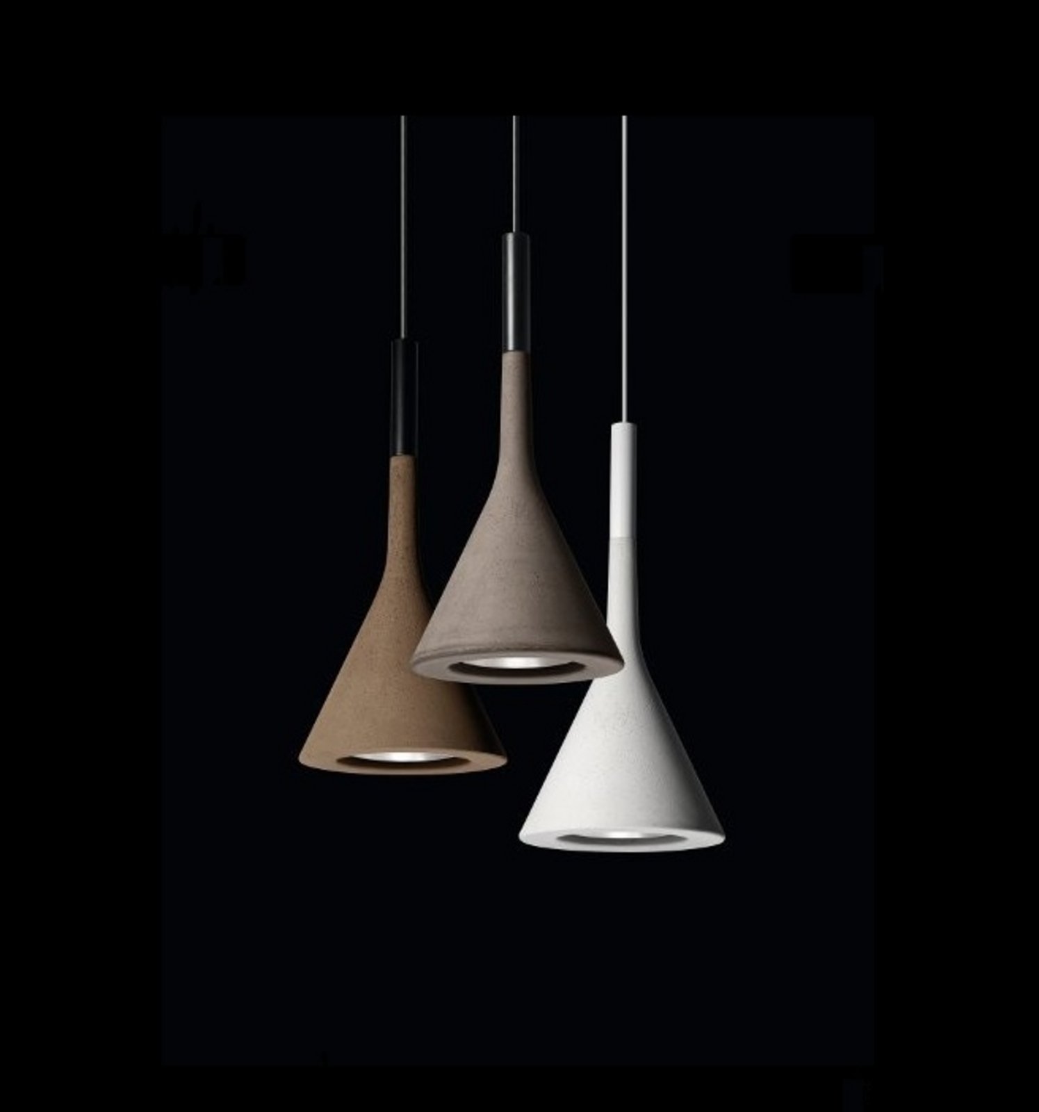 Aplomb Lustră Pendul GU10 White 2m - Foscarini