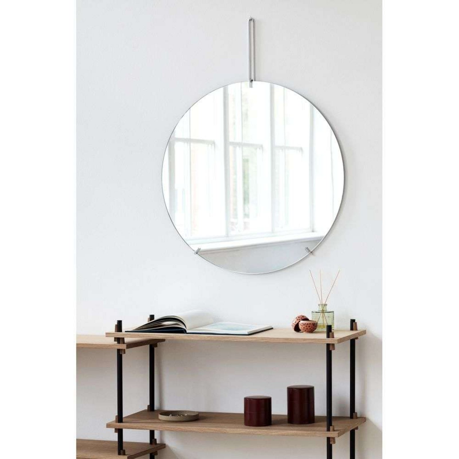 Wall Mirror Ø70 Chrome - Moebe