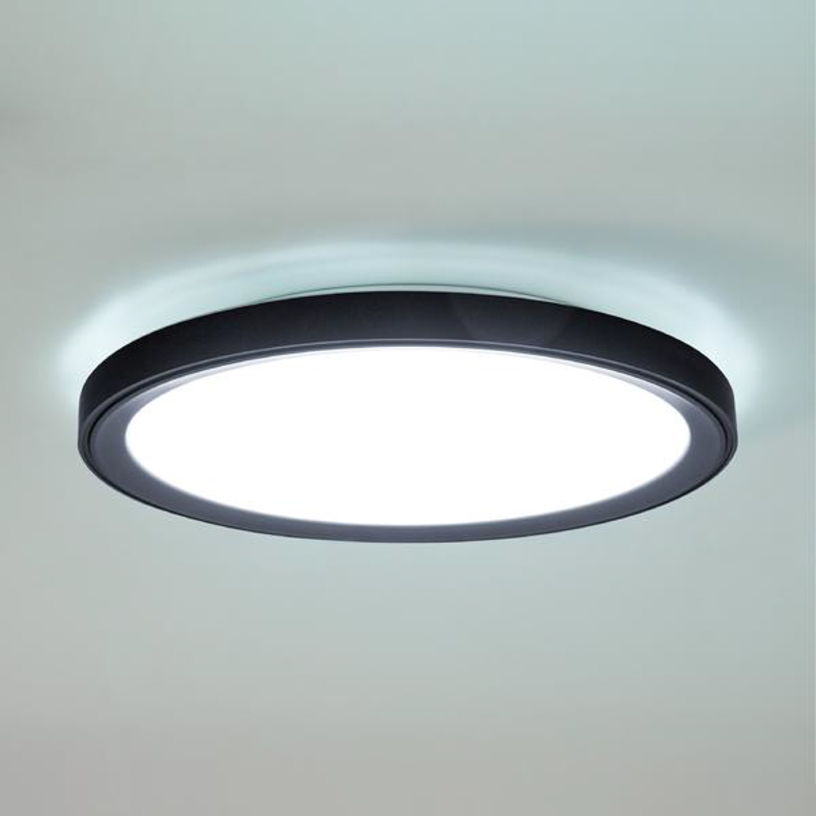 BRUMBERG Lampa sufitowa LED Sunny Midi RC CCT czarna