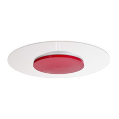 Plafonnier LED Zaniah, lumière à 360°, 24W, rouge
