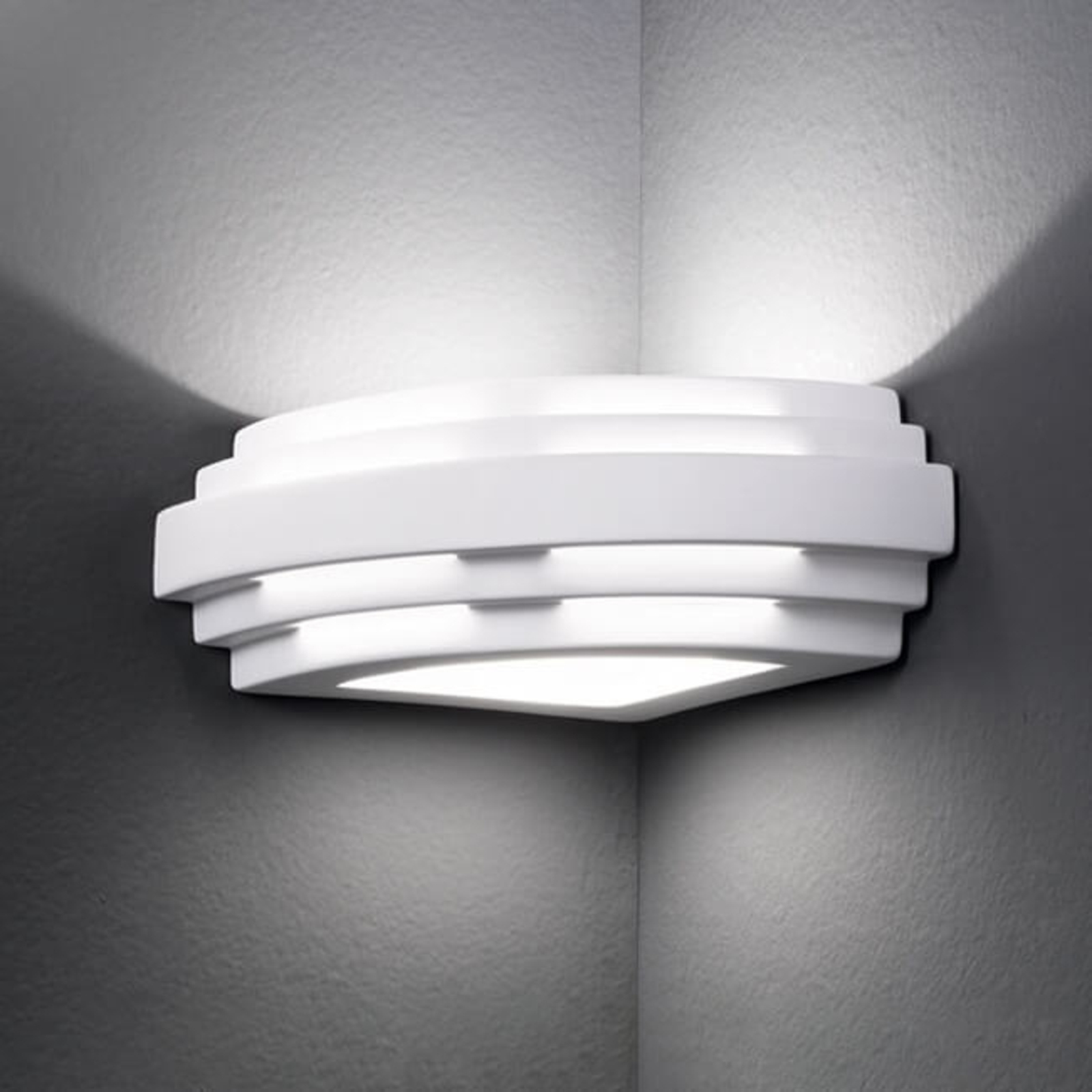 Corner wall light Stiegel