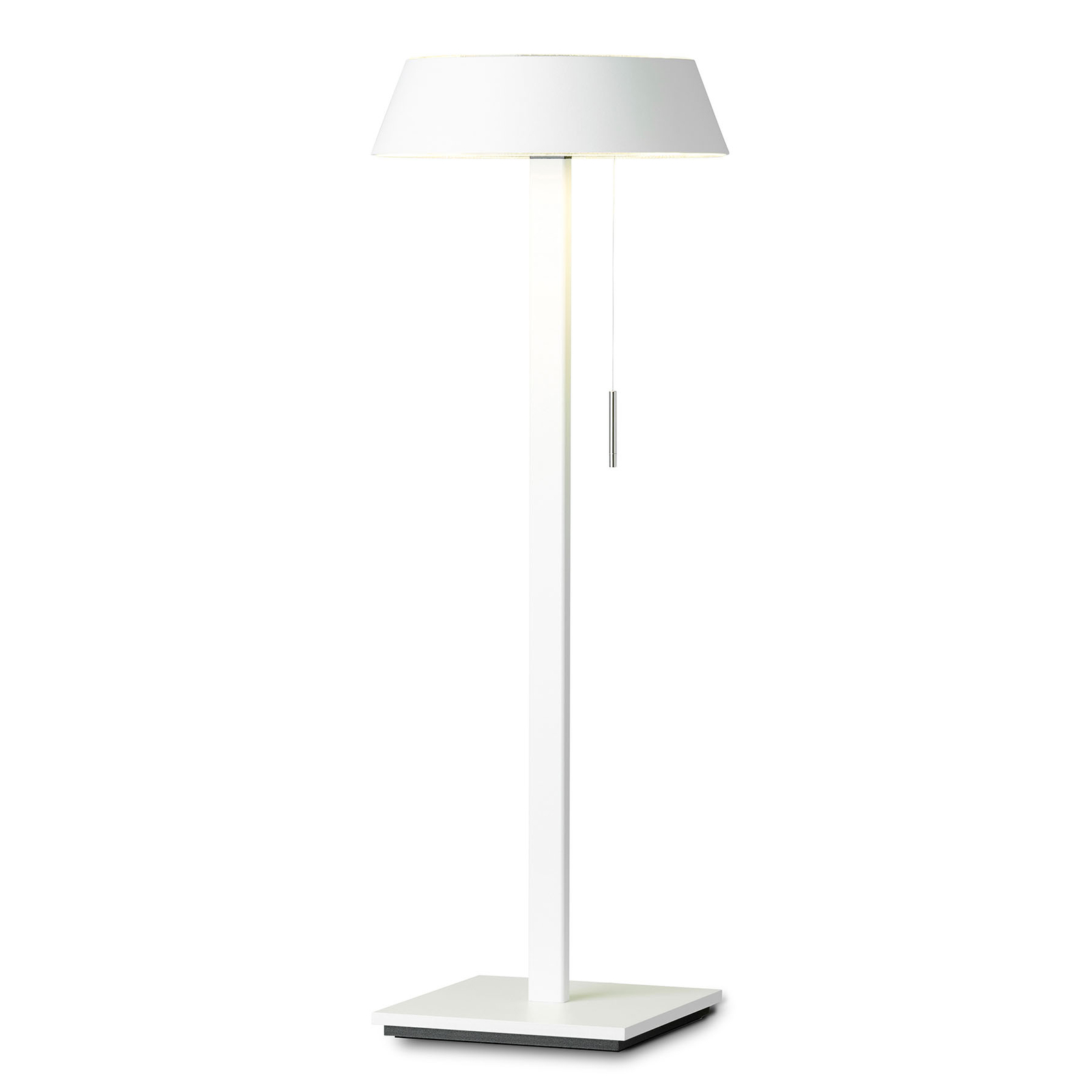 OLIGO Glance lampada LED da tavolo bianco satinato