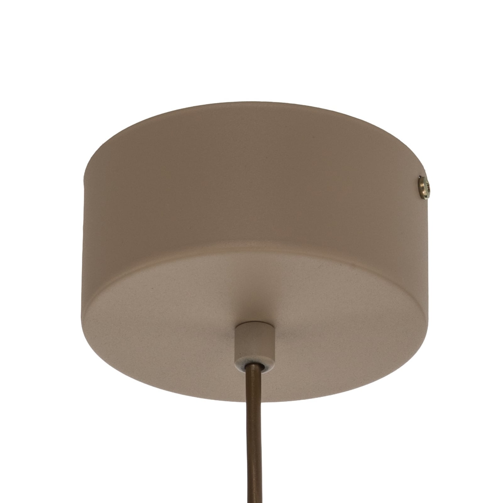 Hanglamp Funda, beige, Ø 30 cm, 1-lamp, metaal/glas Hanglamp Funda, beige, Ø 30 cm, 1-lamp, metaal/glas