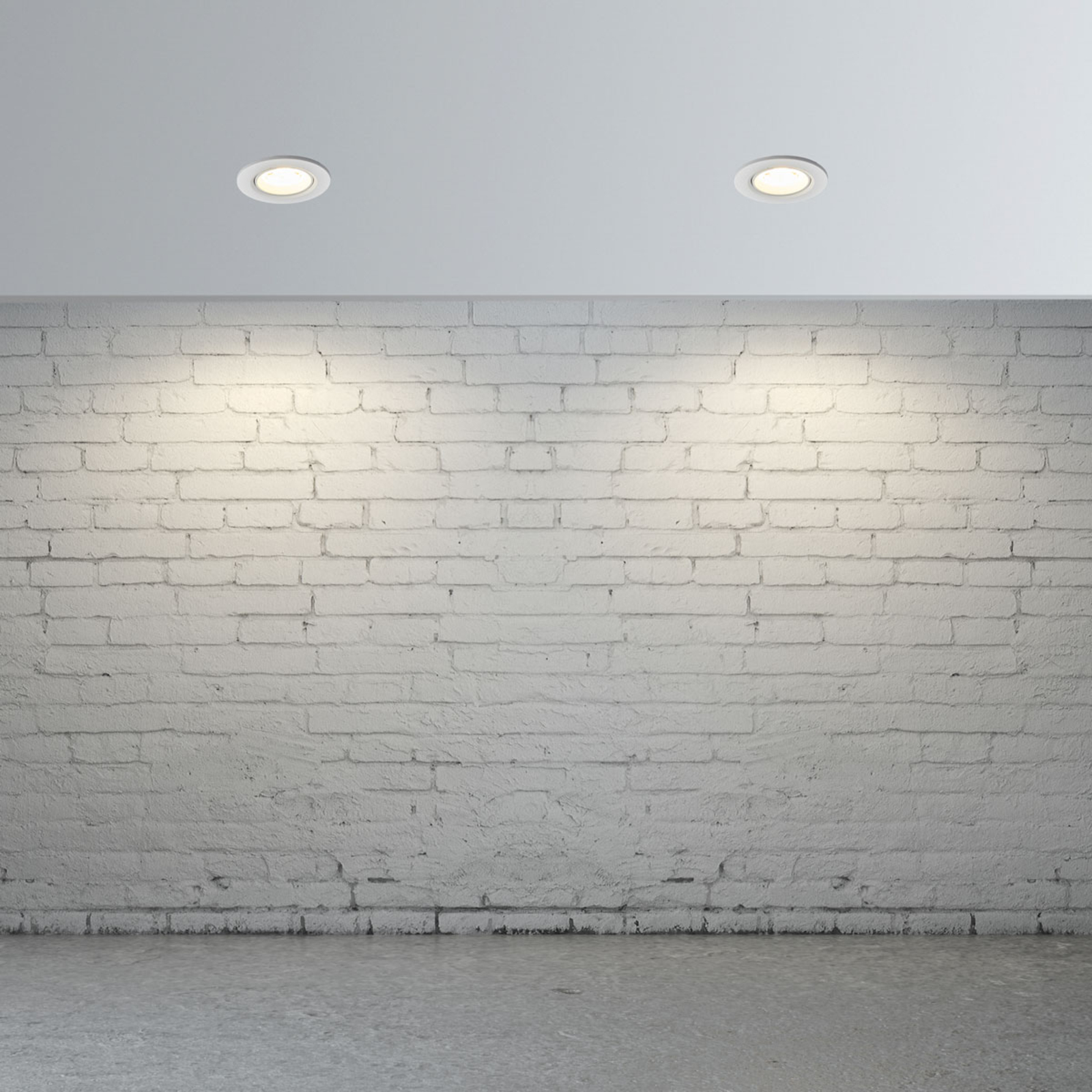 LED-Einbauleuchte Quentin in Weiß, 6W