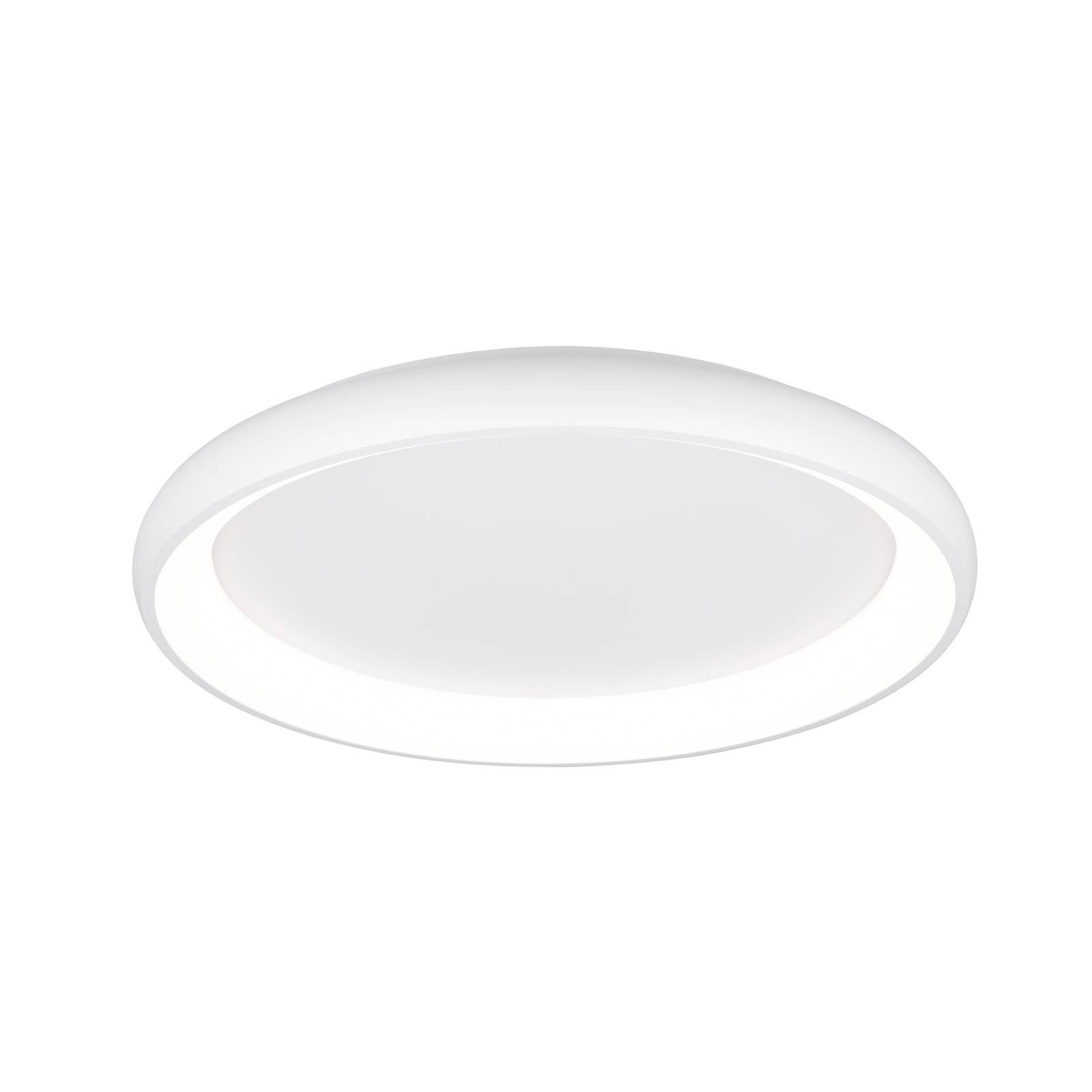 LED-Deckenlampe Cardona, Ø 75 cm, weiß matt, Metall, CCT
