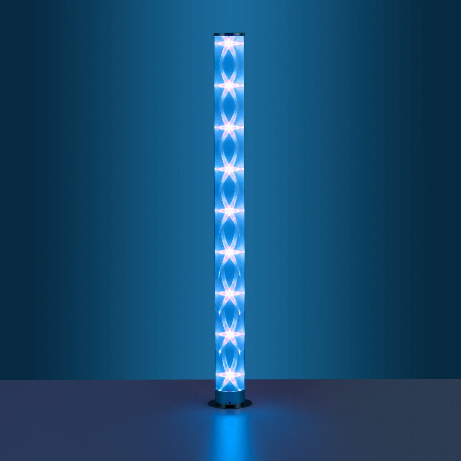 Lámpara de pie LED Bingo con control remoto, RGBW